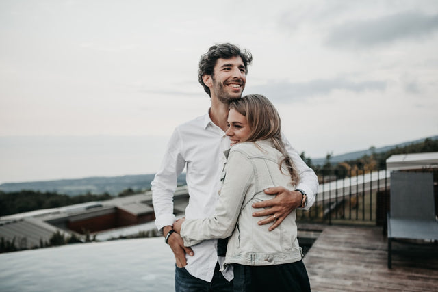 Couple representing intimacy and sexual health wellness