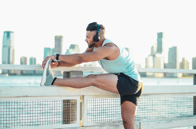 Man doing a push up, representing fitness and weight management