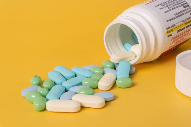 A group of pills, representing weight-loss medication