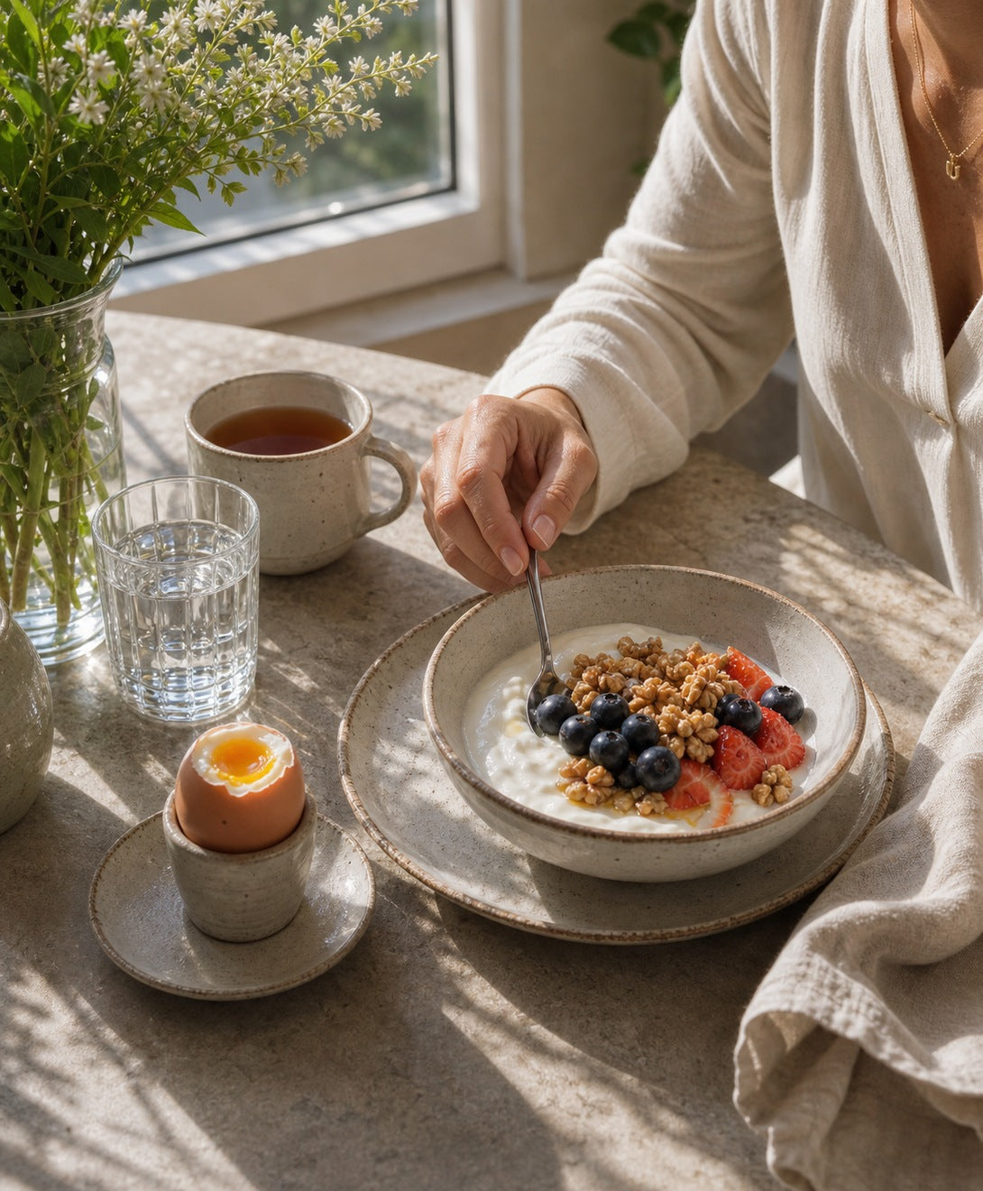Everyday healthy living scene, metabolic and glucose health