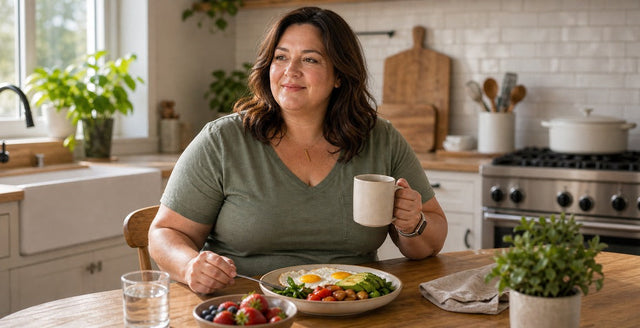 Healthy meal and lifestyle, steady glucose and metabolic health